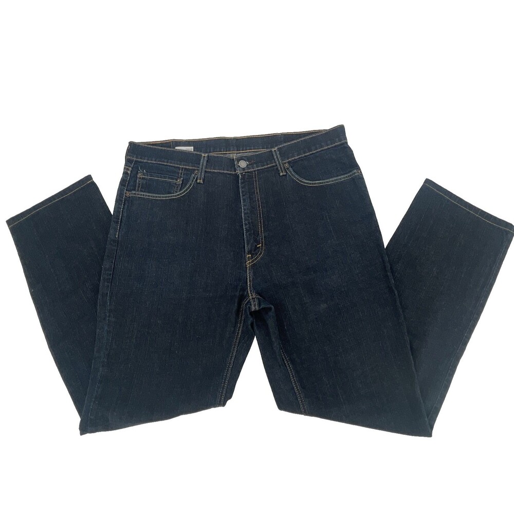 Levis Red Tag 541 Jeans Mens 38x34 Tag 37x30 READ Blue Dark Wash Straight Denim